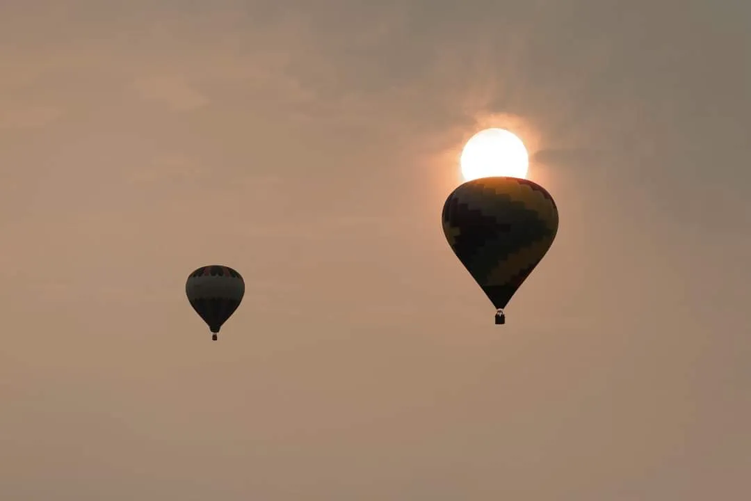 Eclipse de montgolfière
